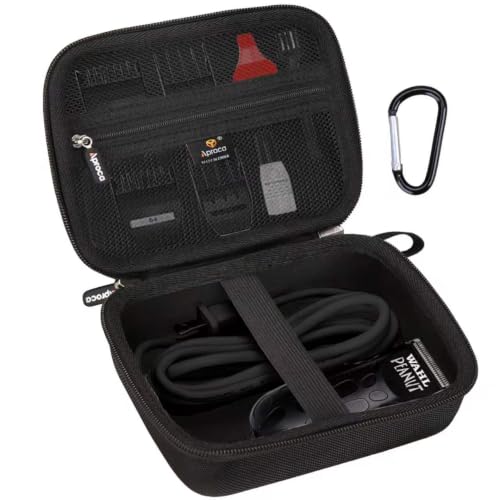 Aproca Black Portable Storage Case for Wahl Peanut Trimmer & Clipper Kit