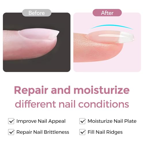 CANNI Nail Strengthening Gel Hardener - Long-Lasting, Flexible & Glossy