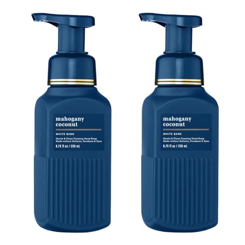 Mahogany Coconut Foaming Hand Soap - Gentle & Non-Drying, 8.75 fl oz - 2 Pack