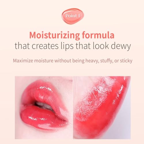 MACQUEEN NEWYORK Dewy Water Glow Lip Tint - #01 Bare Mauve, Hydrating Stain