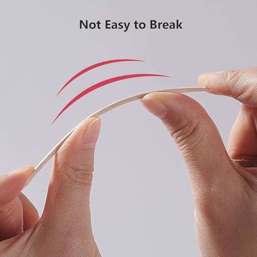1300PCS Microblading Cotton Swabs with Wooden Sticks, Precision Pointed Tips, Bulk Pack for Makeup & Cleaning