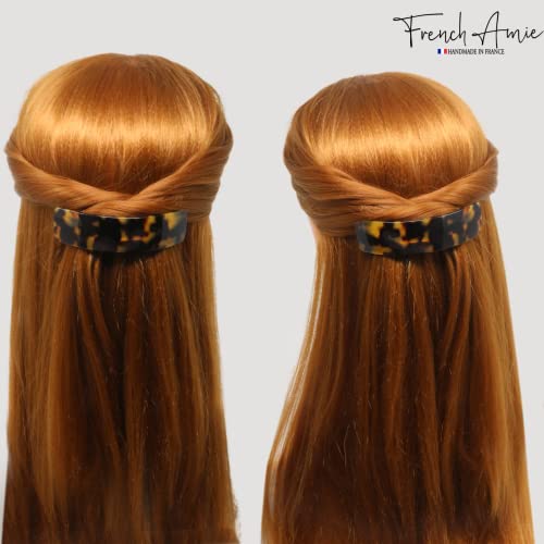 French Amie Tokyo Curved 3.75 Inch Hair Clip Barrette for Women