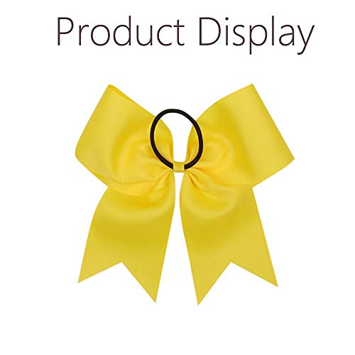 OAOLEER 16 Pack 8-Inch Large Cheer Hair Bows for Girls & Cheerleading
