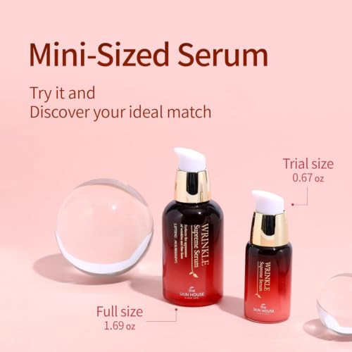 The Skin House Wrinkle Supreme Serum with Red Ginseng & Mushroom, 1.69 fl.oz