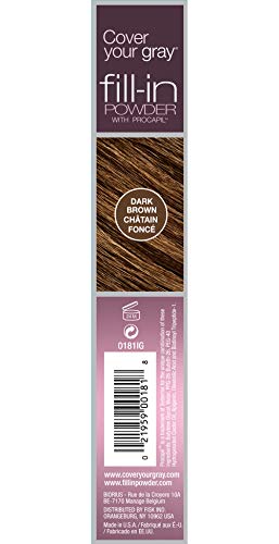 Cover Your Gray Fill In Powder - Dark Brown (Pack of 2) for Thinning Hair