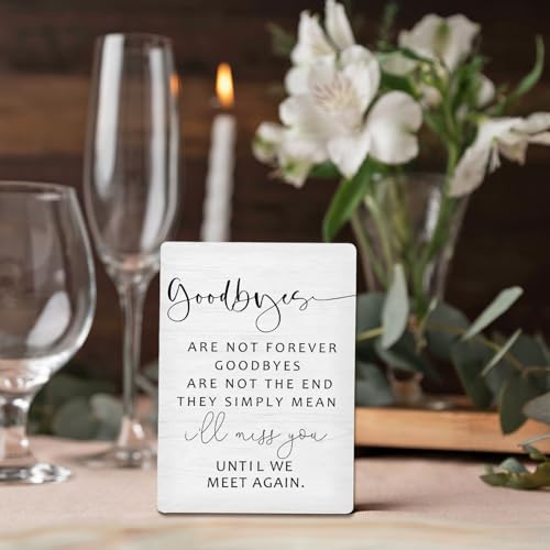 In Loving Memory Wooden Stand Sign - 5x7 Inch Memorial Decor