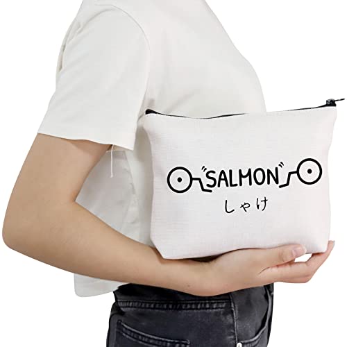POFULL Inumaki Toge Salmon Makeup Bag - Cursed Markings