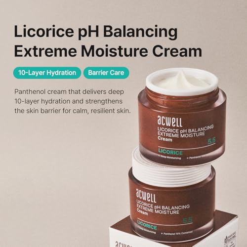 ACWELL Licorice pH Balancing Extreme Moisture Cream for Sensitive Skin