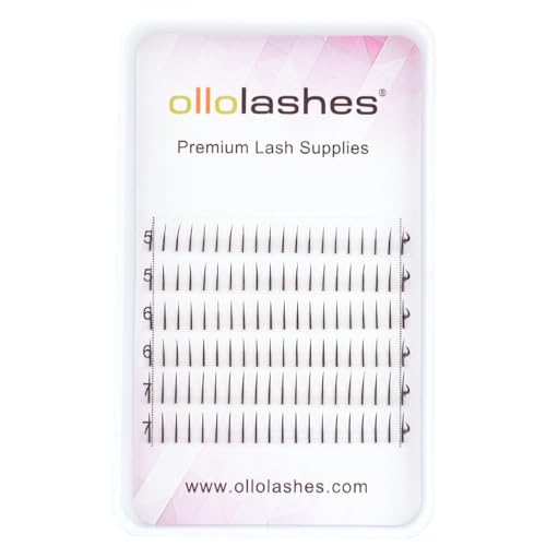 OLLOLASHES J Bottom Lash Clusters - Natural Lightweight Eyelash Extensions