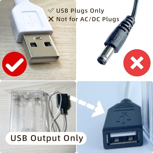 USB Battery Pack for Neon Signs - Portable 5V Power Supply