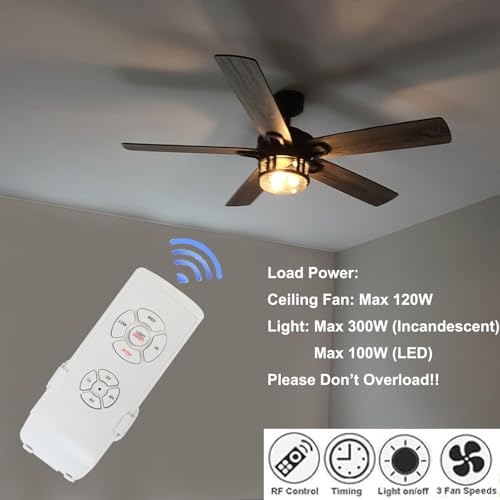 Universal Ceiling Fan Remote Control Kit with Timer - Taigeguang