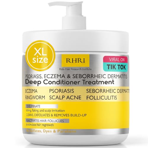 Rida Hair Research Institute Anti Fungal Psoriasis Conditioner for Scalp Relief – After Shampoo