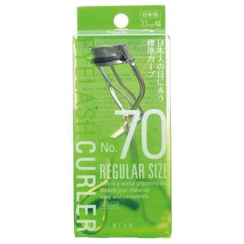 Koji No.70 Eyelash Curler Japan 33mm Width - Regular Size Makeup Tool