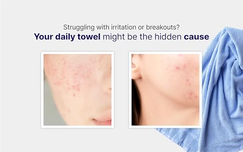 Ultra Soft Disposable Facial Towels - 50 Count for Sensitive Skin