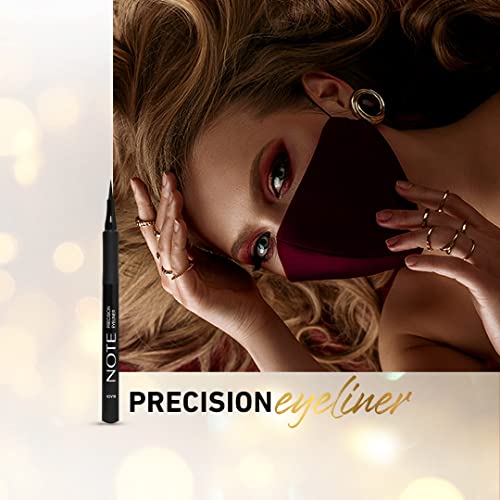 NOTE Waterproof Liquid Eyeliner Pencil - Precise, Smudgeproof, Quick Dry Black 0.03 oz