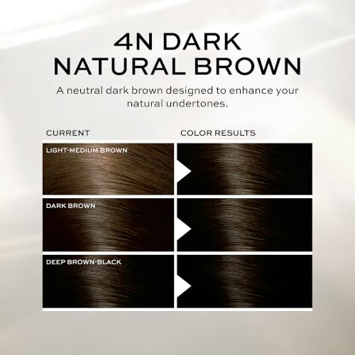 John Frieda Precision Foam Hair Color Dark Natural Brown 4N - Full Gray Coverage
