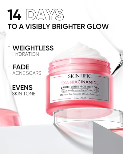 SKINTIFIC Niacinamide Brightening Moisturizer 50g – Hydrating Face Cream