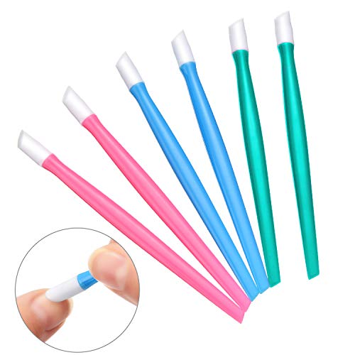 30 Pcs Rubber Cuticle Pushers - Dual Tipped Nail Art Tools