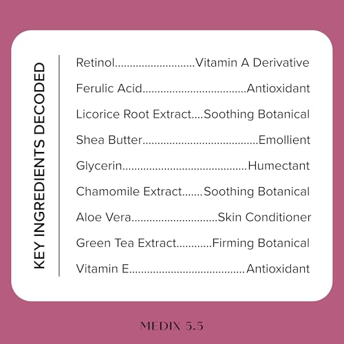 Medix 5.5 Retinol Firming Body Lotion 15oz - Anti-Aging Moisturizer for Crepey Skin
