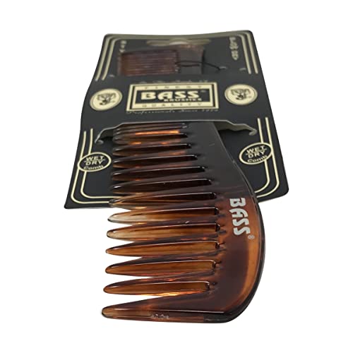 Bass Fine Ladies Wide Tooth Comb for Gentle Detangling