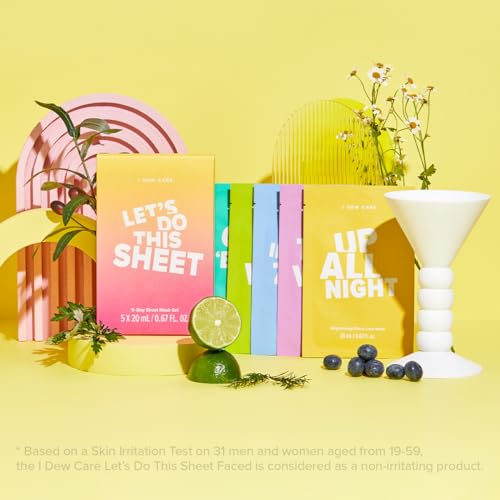 I DEW CARE Let's Do This Sheet Mask 5-Day Variety Pack 03 Let's Do This (5 Count)