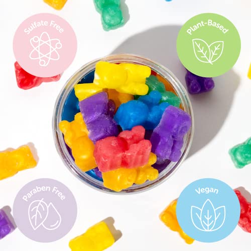 Nectar Bath Treats Bear Shape Mini Soaps for Kids - Cranberry Pear