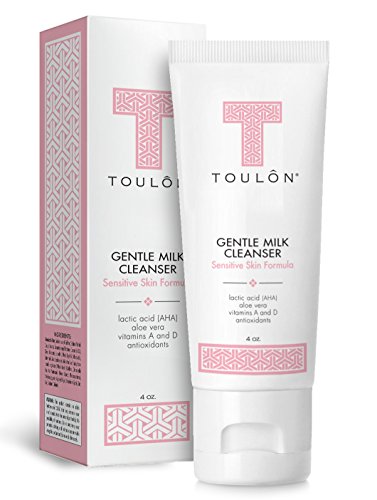 TOULON AHA BHA Milk Face Wash - Exfoliating Cleanser for Sensitive Skin