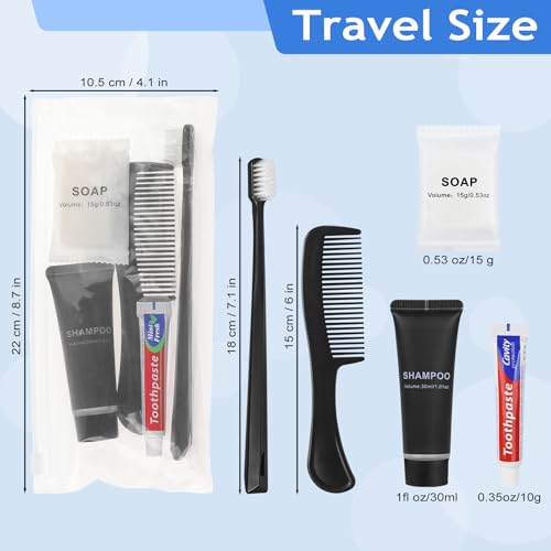 Travel Hygiene Kit Bulk - 12 Pack Toothbrush & Toothpaste Set
