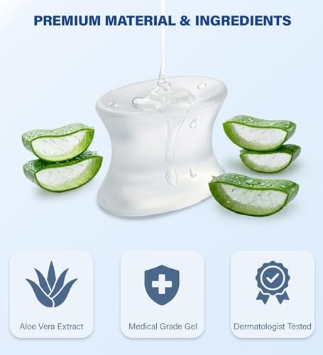 12 Pack Aloe Infused Gel Toe Separators for Bunion Relief