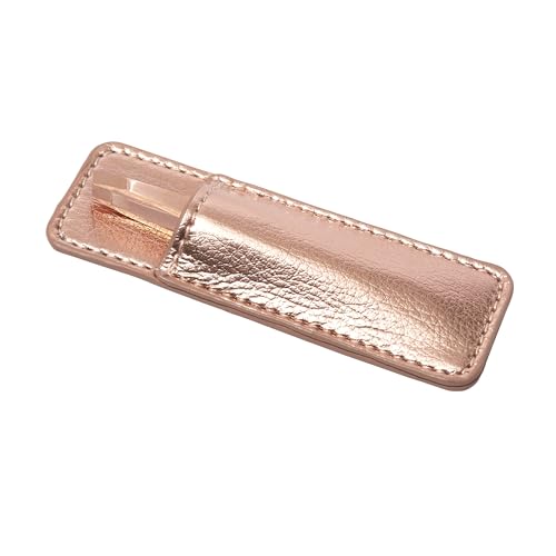 Tweezerman Mini Slant Tweezer - Professional Precision Tool in Rose Gold