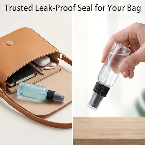 1 oz Travel Spray Bottles - 2 Pack Mini Fine Mist Sprayers