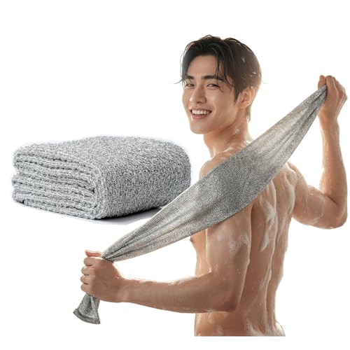 K-jumma Wonder-Loop Exfoliating Back Scrubber - Korean Dual-Grit Towel