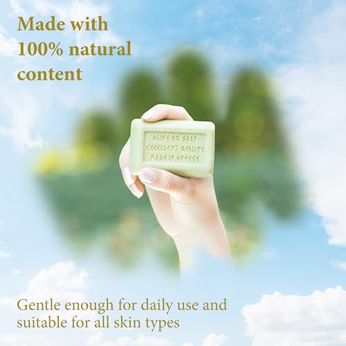 Calithea Olive Oil Soap Bars - Classic 3-Pack, 3.53 oz Each