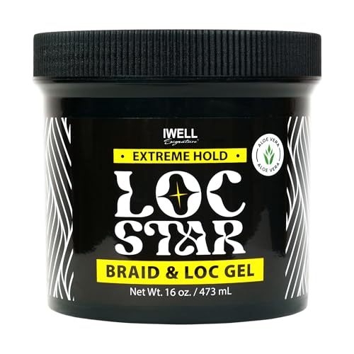 IWELL Signature Loc Star Braid & Loc Gel - 16 fl oz Extreme Hold Formula