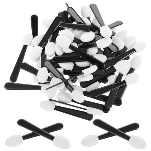 Giantree 50 Pcs Disposable Eyeshadow Applicators – Double-Sided Makeup Sponges
