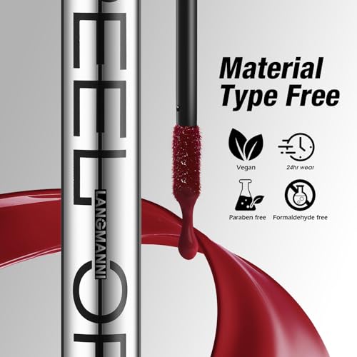 LANGMANNI Waterproof Peel-Off Lip Liner Set - Long-Lasting Matte
