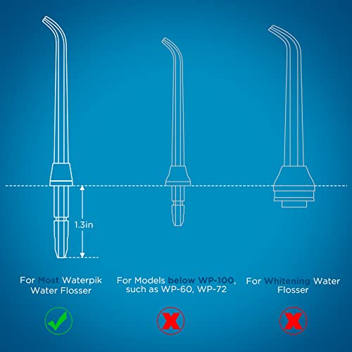 Waterpik Replacement Tips - 6 Toothbrush Tips with Storage Case