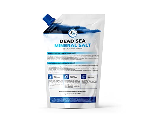 Pure Dead Sea Bath Salt 3 lb - Unscented Foot & Bath Soak