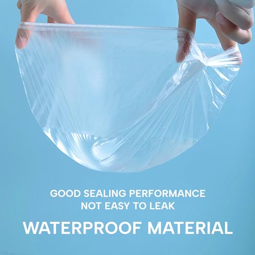 YIZIJIZI 32 Count Disposable Waterproof Shower Caps for Women - Thick Plastic, Travel & Salon Use