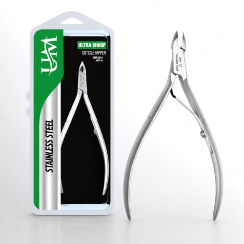 UM Supplies Jaw 12 Cuticle Trimmer - Professional Stainless Steel Nippers