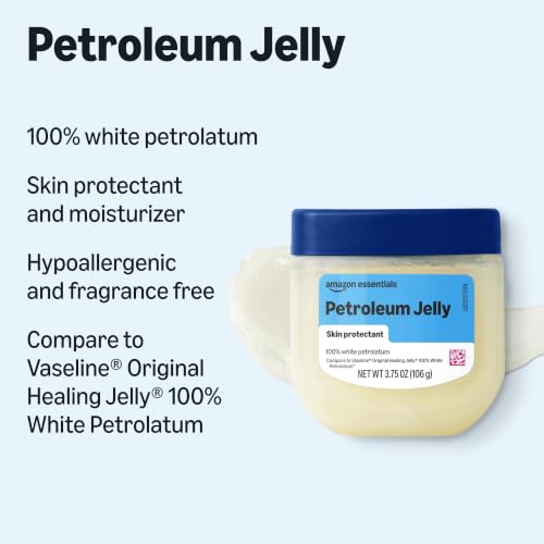 Amazon Essentials Petroleum Jelly Unscented Skin Protectant 3.75 oz