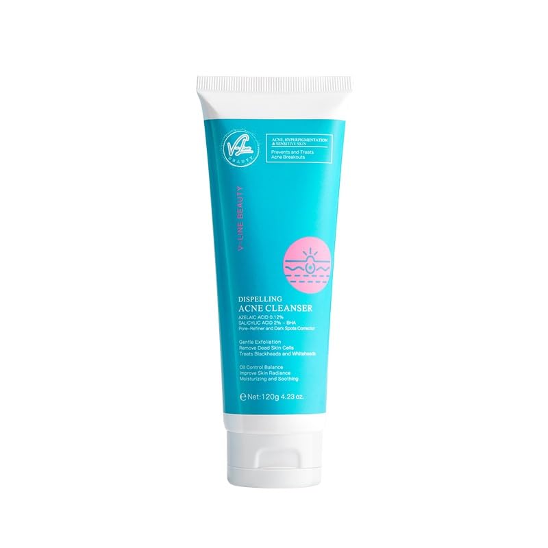 V-Line Beauty 2% BHA Salicylic Acid Foaming Cleanser for Oily Acne-Prone Skin