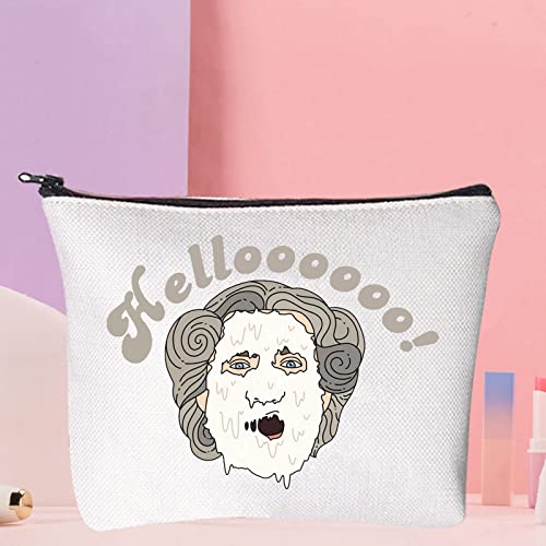 Funny 'Helloooo' Cosmetic Makeup Bag - Durable Canvas Zipper Pouch