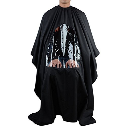 Professional Hair Cutting Cape with Phone Viewing Window - 47" x 57"