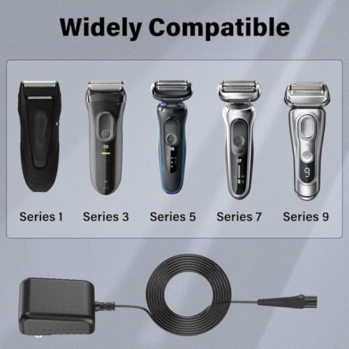 Braun Shaver Charger for Series 1 3 5 7 9 3040s 340s 9385cc - 12V 400mA