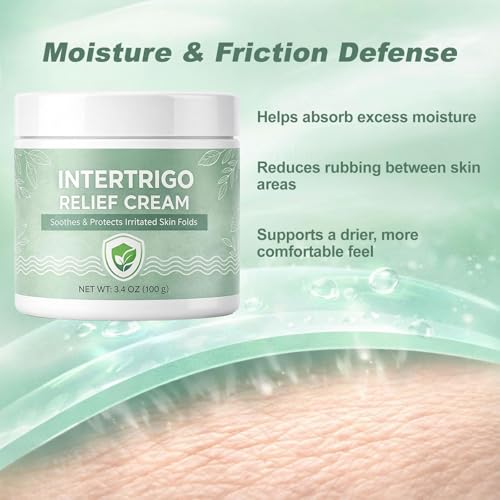 GosBio Intertrigo Relief Cream for Skin Folds - Fast-Drying, Non-Greasy, Supports Sensitive Areas (Variation 1)