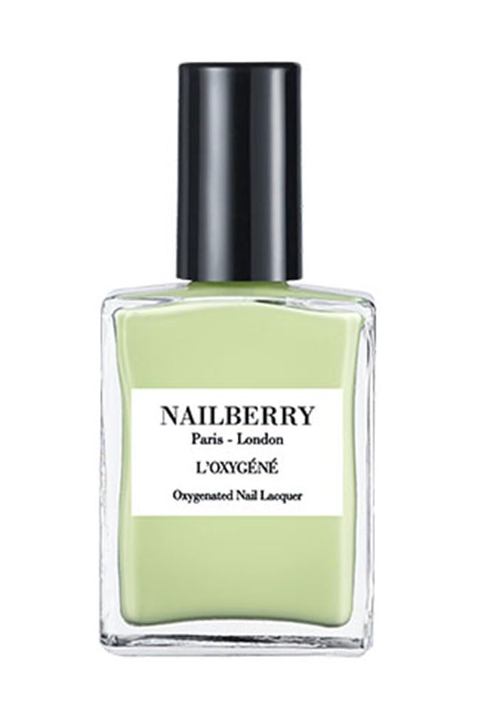Oxygenated Nail Lacquer - Rose Blossom Pastel Pink | 12-Free Vegan Nail Polish | UV Protected Long-Wear | 15 ml