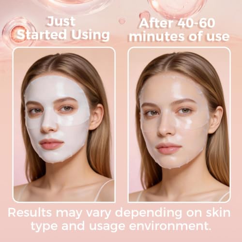 Collagen Face Masks 5 Pack - Deep Hydration & Anti-Aging Care