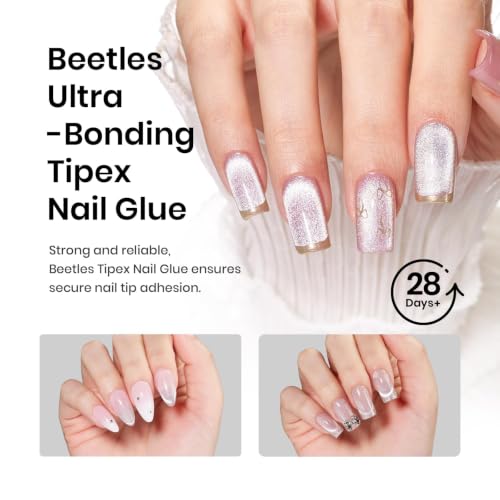 Beetles Nail Glue Gel for Tipex Nail Tips - 2Pcs 20g