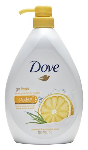 Dove Go Fresh Energize Body Wash - Grapefruit & Lemongrass 33.8 oz
